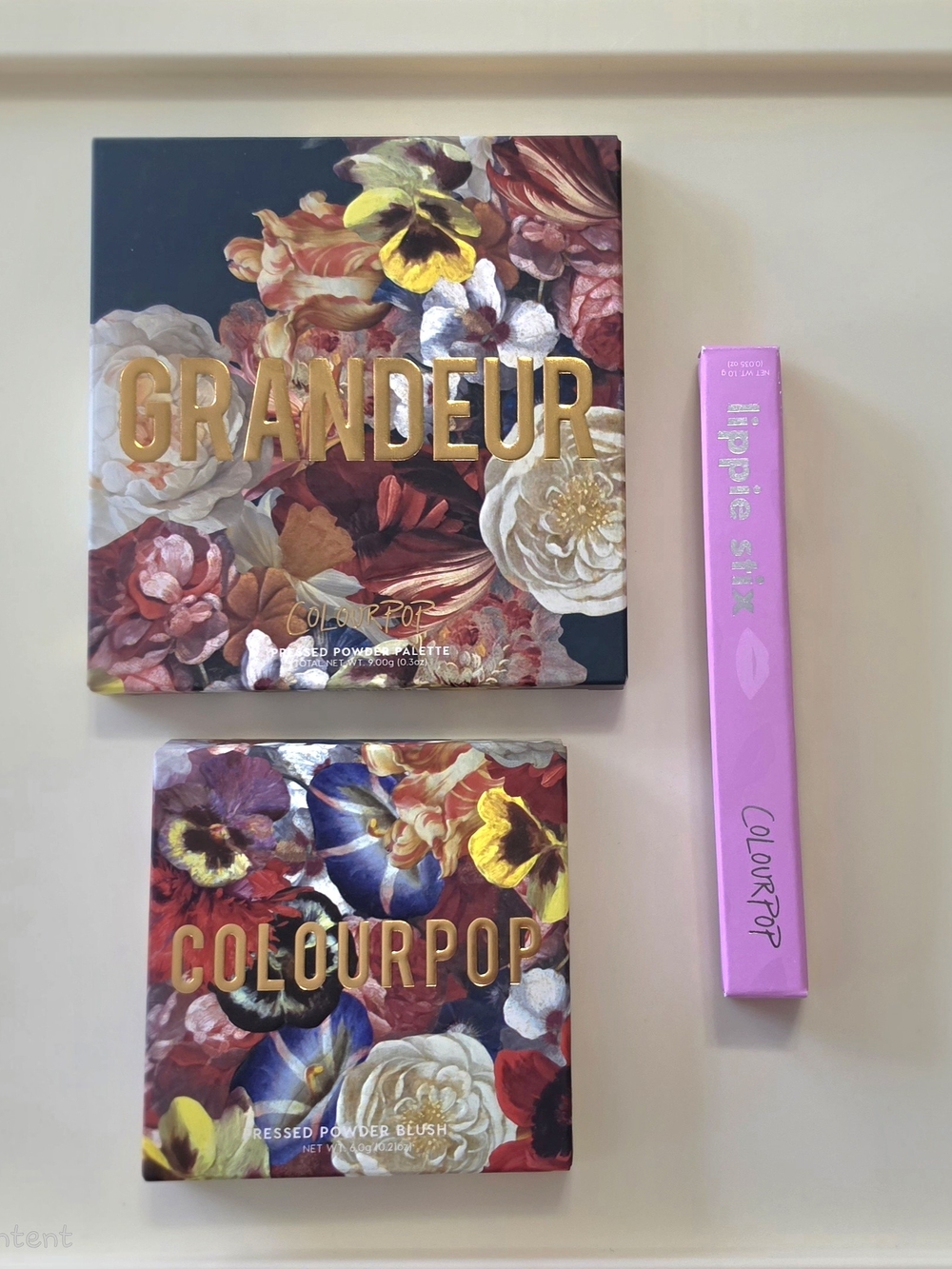 NIB ColourPop Dark Blooms Set: Grandeur, Vogue, Good Times